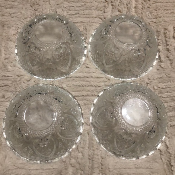Gardenia 4 piece crystal bowl set, New in box - Picture 7 of 16